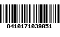 Código de Barras 8410171039051