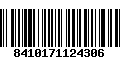 Código de Barras 8410171124306