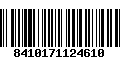 Código de Barras 8410171124610