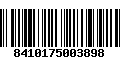 Código de Barras 8410175003898