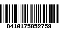 Código de Barras 8410175052759