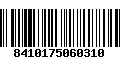 Código de Barras 8410175060310