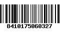 Código de Barras 8410175060327