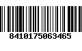 Código de Barras 8410175063465