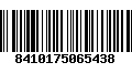 Código de Barras 8410175065438