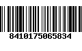 Código de Barras 8410175065834