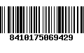 Código de Barras 8410175069429