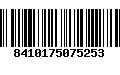 Código de Barras 8410175075253