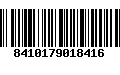 Código de Barras 8410179018416