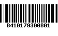 Código de Barras 8410179300801