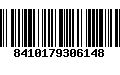 Código de Barras 8410179306148