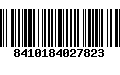 Código de Barras 8410184027823