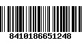 Código de Barras 8410186651248