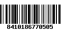 Código de Barras 8410186770505