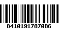 Código de Barras 8410191787086