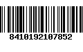 Código de Barras 8410192107852