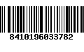 Código de Barras 8410196033782