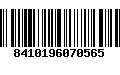 Código de Barras 8410196070565