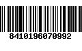 Código de Barras 8410196070992