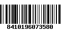 Código de Barras 8410196073580