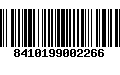 Código de Barras 8410199002266