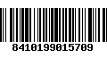 Código de Barras 8410199015709