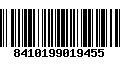 Código de Barras 8410199019455