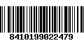 Código de Barras 8410199022479