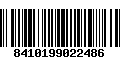 Código de Barras 8410199022486