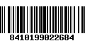 Código de Barras 8410199022684