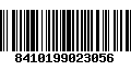 Código de Barras 8410199023056