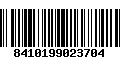 Código de Barras 8410199023704