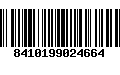 Código de Barras 8410199024664