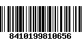 Código de Barras 8410199810656