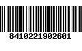 Código de Barras 8410221902601