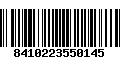 Código de Barras 8410223550145