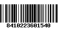 Código de Barras 8410223601540