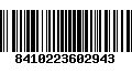 Código de Barras 8410223602943