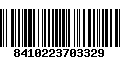Código de Barras 8410223703329