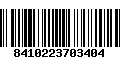 Código de Barras 8410223703404