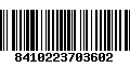 Código de Barras 8410223703602