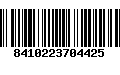 Código de Barras 8410223704425