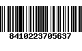 Código de Barras 8410223705637