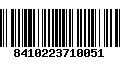 Código de Barras 8410223710051