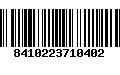 Código de Barras 8410223710402