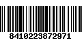 Código de Barras 8410223872971
