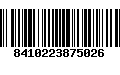 Código de Barras 8410223875026