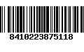 Código de Barras 8410223875118