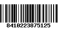 Código de Barras 8410223875125