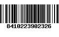 Código de Barras 8410223902326